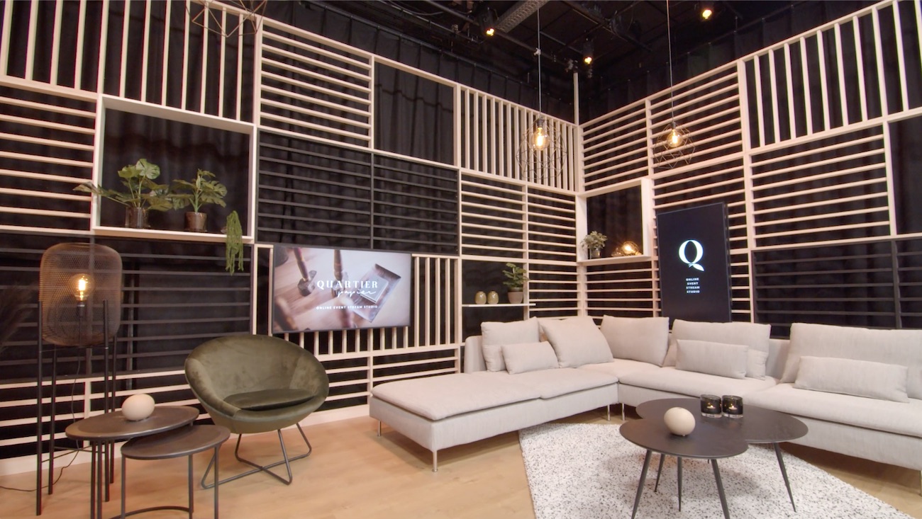 Brand new Online Streaming studio in Quartier Papier